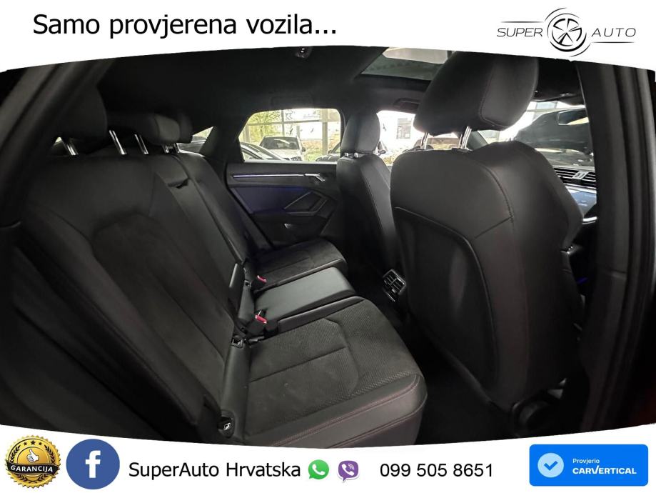 Audi Q3 Sportback 40 TDI (200 KS) quattro S tronic S line LED+GR SJED+, fotografija 18
