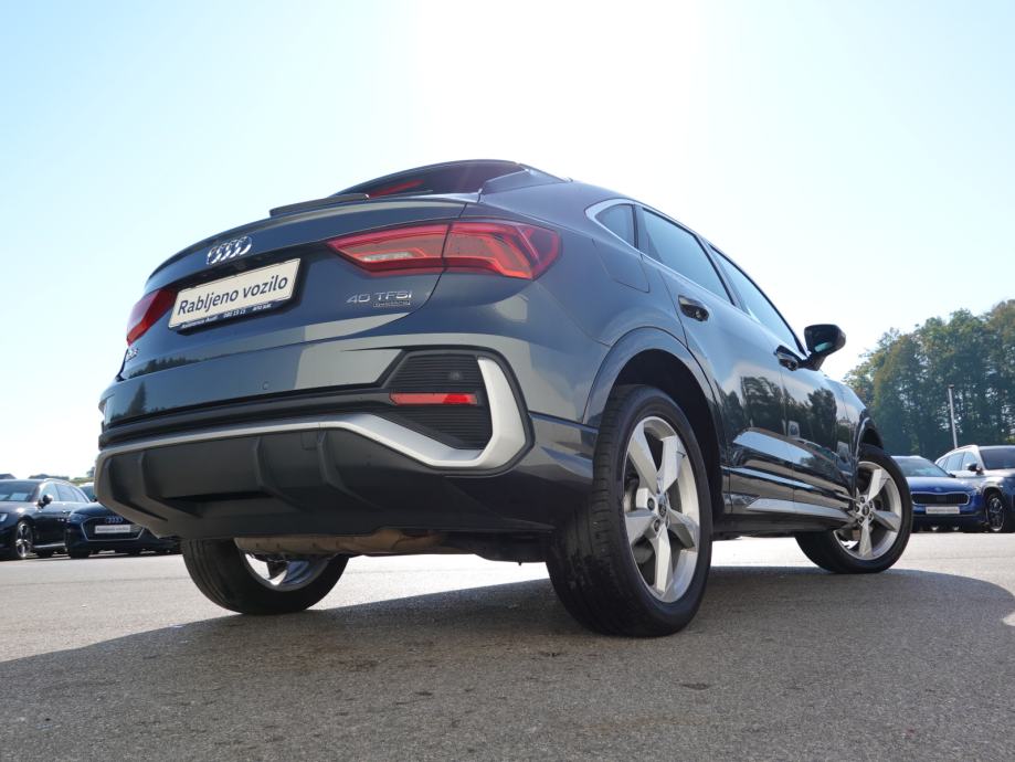 Audi Q3 Sportback 40 TFSI quattro S line S tronic+LED+KAMERA+KEYLESS, fotografija 4