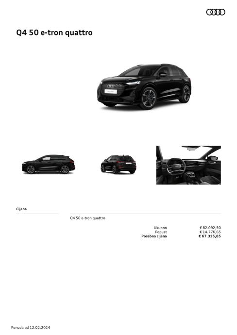 Audi Q4 50 e-tron quattro, jamstvo do 2030., fotografija 9