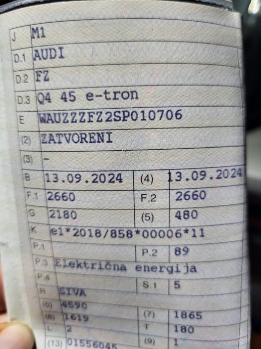 Audi Q4 e-tron 45 82kWH 286ks, fotografija 6
