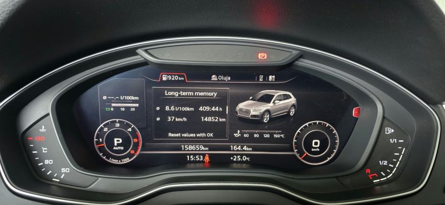 Audi Q5 3,0 TDI QUATTRO, TIPTRONIC, VIRTUAL, MATRIX, PANO, 20", 286 KS, fotografija 16