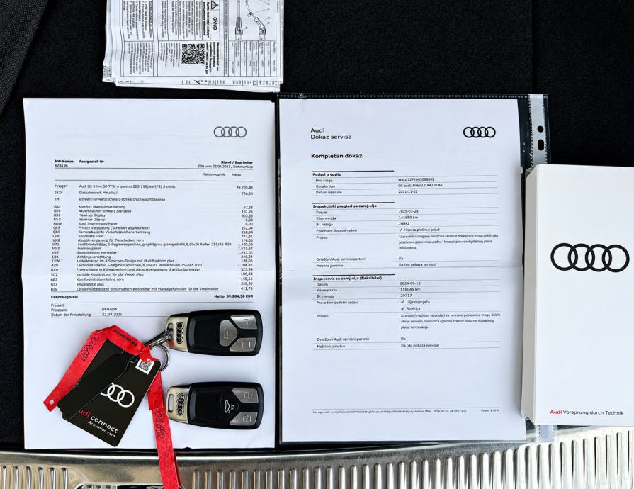Audi Q5 50 TFSI-e, Quattro ,S-Line, 292 KS,Head-up,Top Stanje,Servisna, fotografija 20
