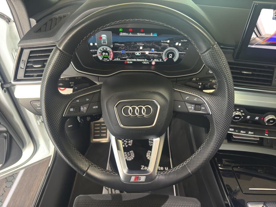 Audi Q5 Quattro 40tfsi S-line; LED, ALU. NAVI, VIRTUAL, fotografija 10
