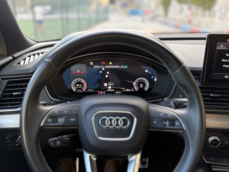 Audi Q5 Quattro 40tfsi S-line; LED, ALU. NAVI, VIRTUAL, fotografija 3