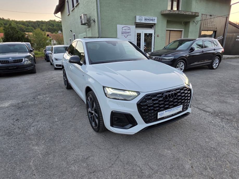 Audi Q5 Sportback 40 TDI Quattro — s-line — panorama — B&O — servisna, fotografija 3