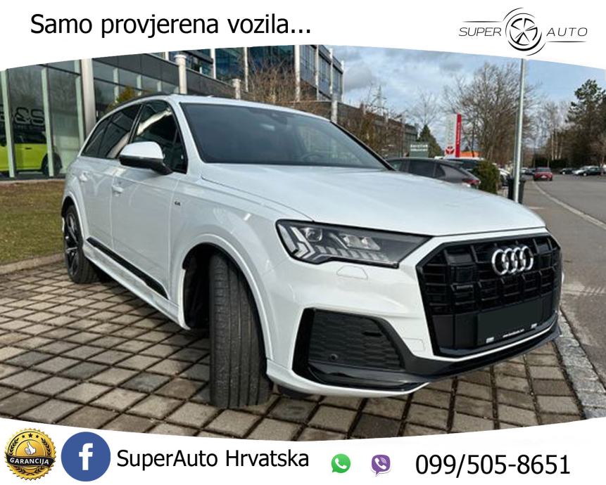 Audi Q7 50 TDI quattro S line 286 KS, ZRAČNI+ACC+MATRIX+KAM+ PANO+B&O+ ...