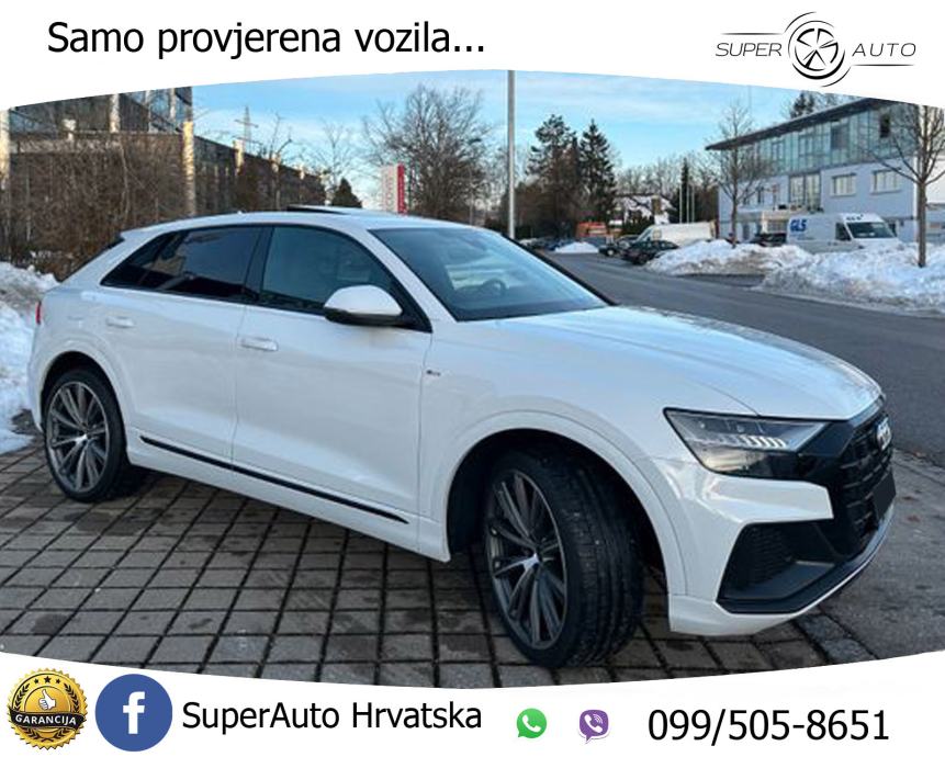 Audi Q8 50 TDI quattro 286 KS, ZRAČNI+ACC+B&O+ PANO+MATRIX+23, 2023 god.