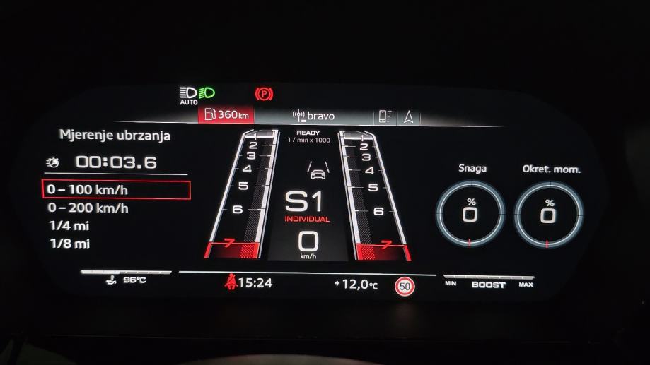 Audi RS3 quattro, full oprema, jamstvo do 2030.god, HR auto, fotografija 19