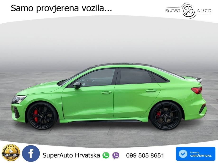 Audi RS3 Sedan 2.5 TFSI (400 KS) quattro S tronic LED+GR SJED+ACC, fotografija 2