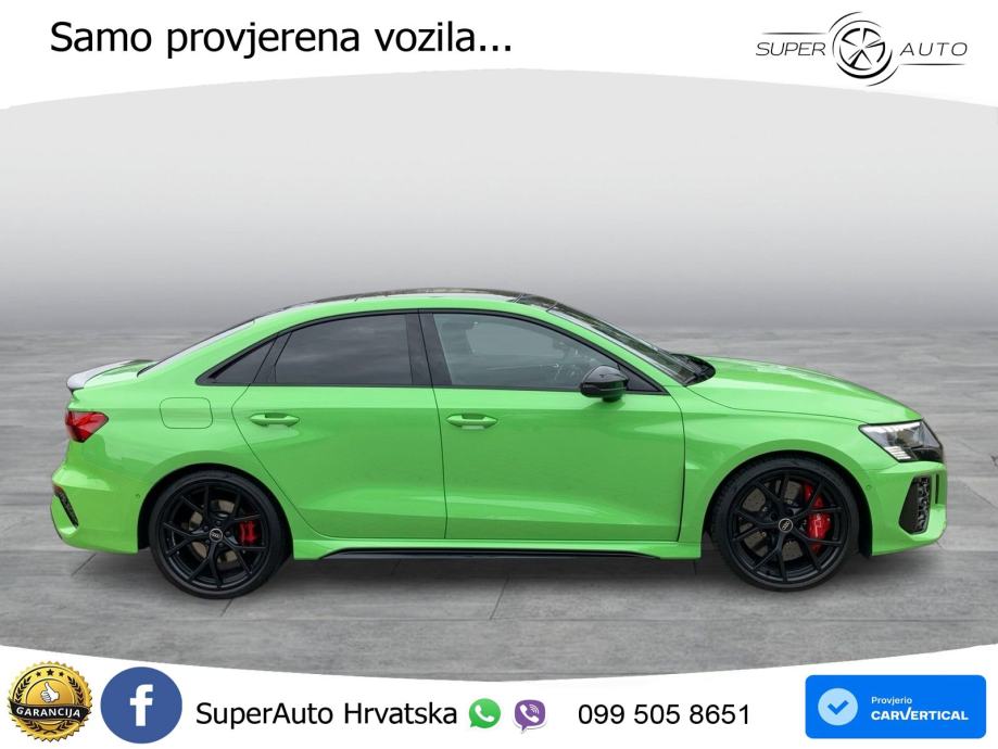 Audi RS3 Sedan 2.5 TFSI (400 KS) quattro S tronic LED+GR SJED+ACC, fotografija 6