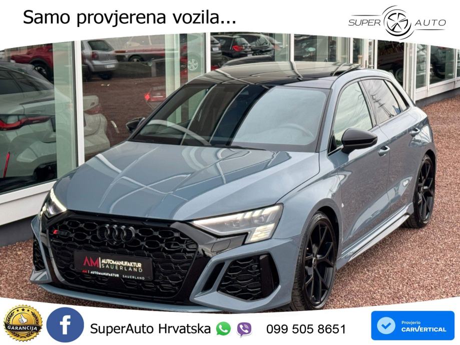 Audi RS3 Sedan 2.5 TFSI (400 KS) quattro S tronic LED+GR SJED+ACC, fotografija 4