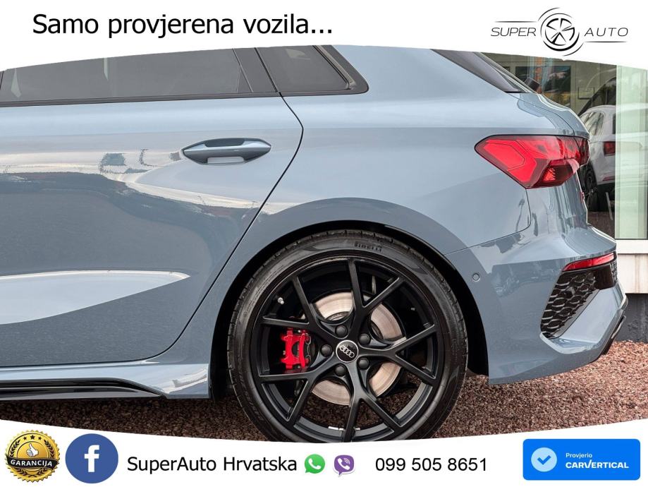 Audi RS3 Sedan 2.5 TFSI (400 KS) quattro S tronic LED+GR SJED+ACC, fotografija 7