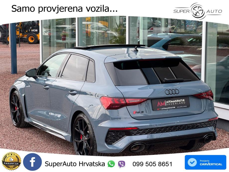 Audi RS3 Sedan 2.5 TFSI (400 KS) quattro S tronic LED+GR SJED+ACC, fotografija 9