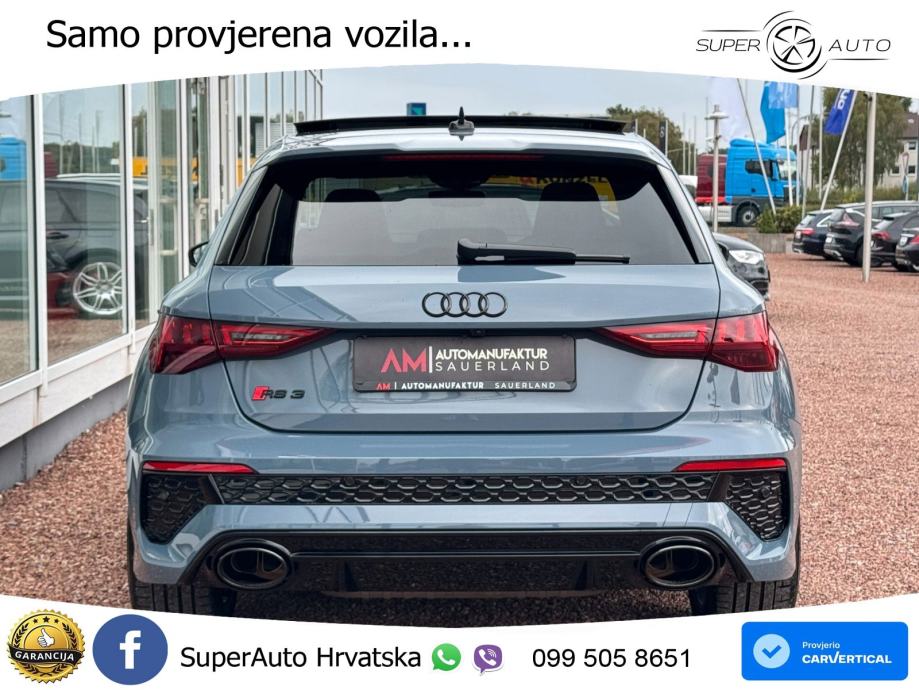 Audi RS3 Sedan 2.5 TFSI (400 KS) quattro S tronic LED+GR SJED+ACC, fotografija 10