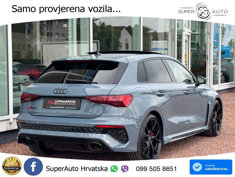 Audi RS3 Sedan 2.5 TFSI (400 KS) quattro S tronic LED+GR SJED+ACC, fotografija 11