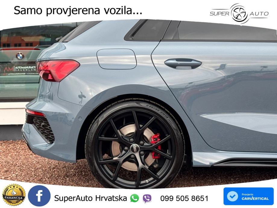 Audi RS3 Sedan 2.5 TFSI (400 KS) quattro S tronic LED+GR SJED+ACC, fotografija 14