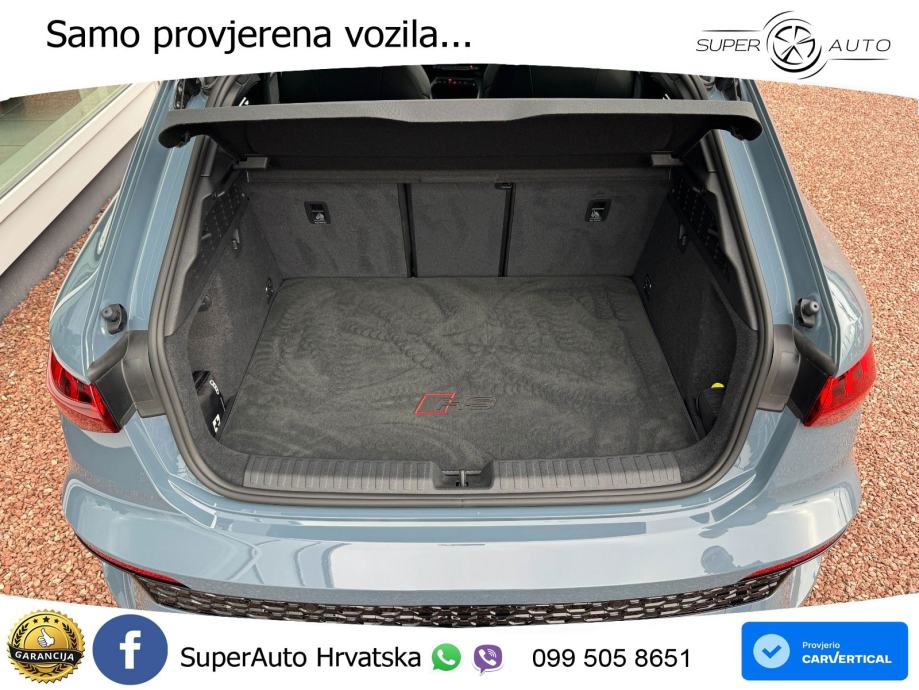 Audi RS3 Sedan 2.5 TFSI (400 KS) quattro S tronic LED+GR SJED+ACC, fotografija 20