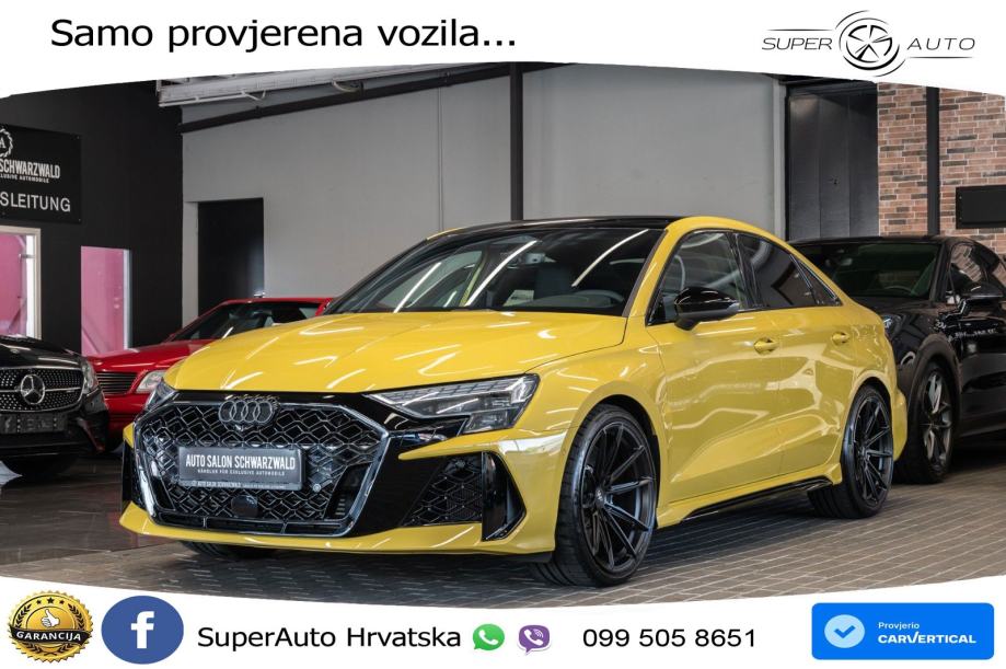 Audi RS3 Sedan 2.5 TFSI (400 KS) quattro S tronic LED+GR SJED+ACC, pogled izvana - slika 2