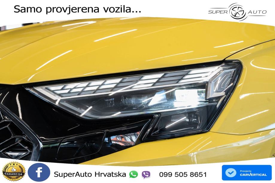 Audi RS3 Sedan 2.5 TFSI (400 KS) quattro S tronic LED+GR SJED+ACC, pogled izvana - slika 4