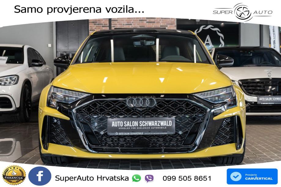 Audi RS3 Sedan 2.5 TFSI (400 KS) quattro S tronic LED+GR SJED+ACC, pogled izvana - slika 5