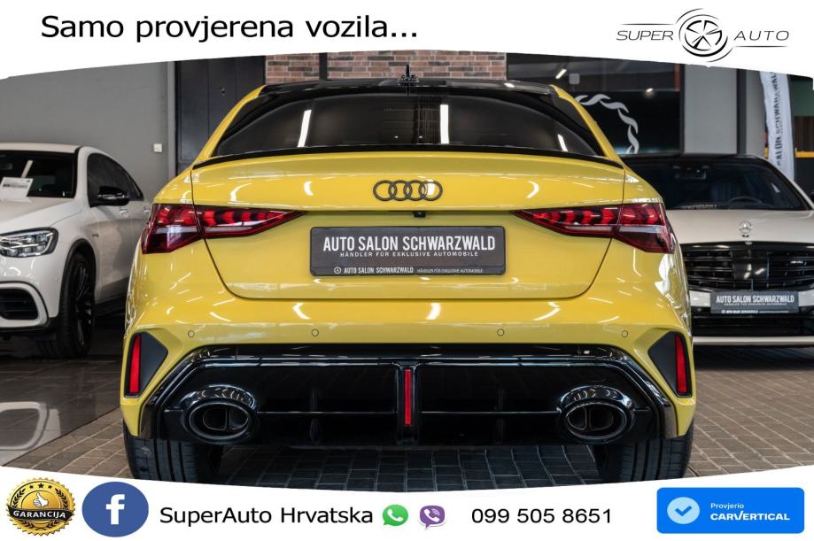 Audi RS3 Sedan 2.5 TFSI (400 KS) quattro S tronic LED+GR SJED+ACC, fotografija 8