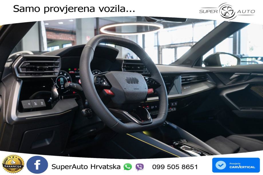 Audi RS3 Sedan 2.5 TFSI (400 KS) quattro S tronic LED+GR SJED+ACC, fotografija 11