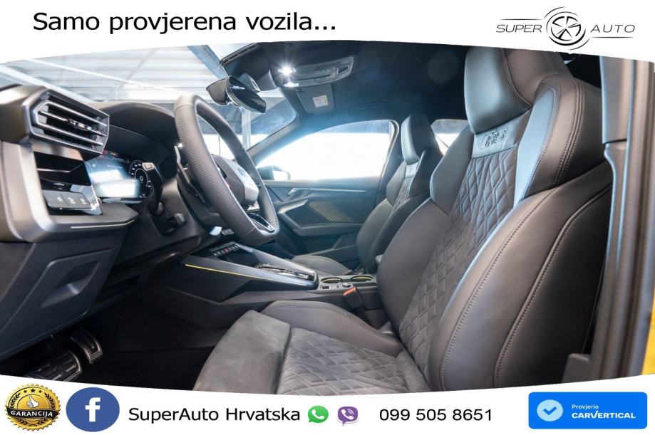 Audi RS3 Sedan 2.5 TFSI (400 KS) quattro S tronic LED+GR SJED+ACC, fotografija 13