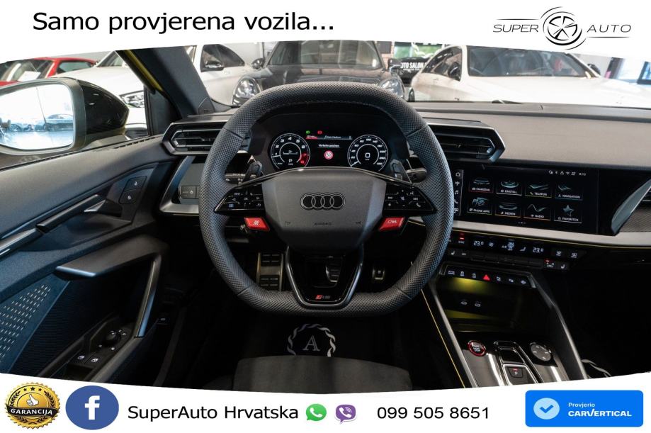 Audi RS3 Sedan 2.5 TFSI (400 KS) quattro S tronic LED+GR SJED+ACC, fotografija 17