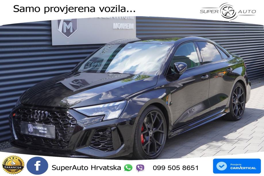 Audi RS3 Sedan 2.5 TFSI (400 KS) quattro S tronic LED+GR SJED+ACC, pogled izvana - slika 2
