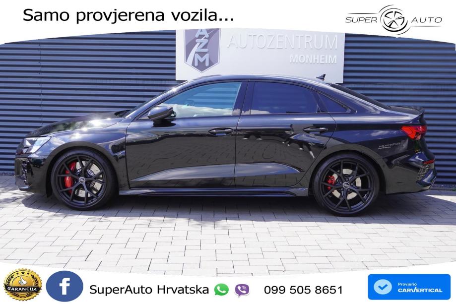 Audi RS3 Sedan 2.5 TFSI (400 KS) quattro S tronic LED+GR SJED+ACC, pogled izvana - slika 4