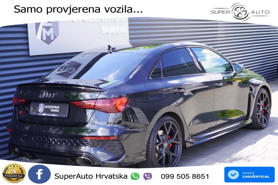 Audi RS3 Sedan 2.5 TFSI (400 KS) quattro S tronic LED+GR SJED+ACC, fotografija 8