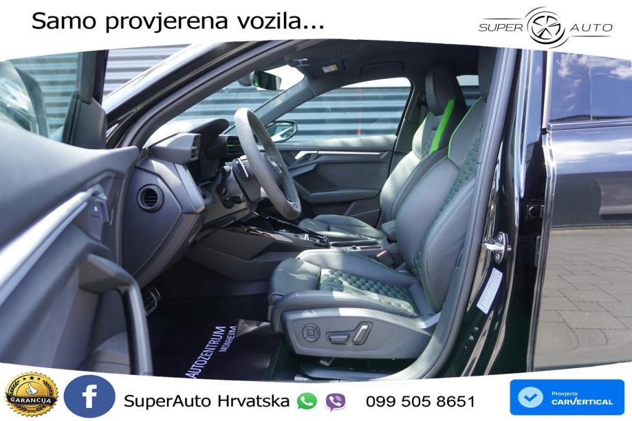 Audi RS3 Sedan 2.5 TFSI (400 KS) quattro S tronic LED+GR SJED+ACC, fotografija 10