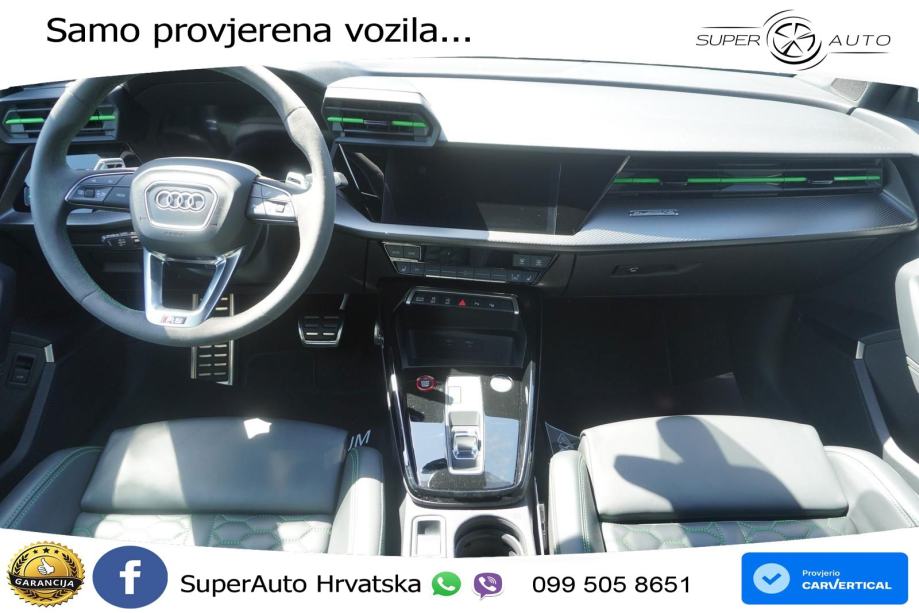 Audi RS3 Sedan 2.5 TFSI (400 KS) quattro S tronic LED+GR SJED+ACC, fotografija 13