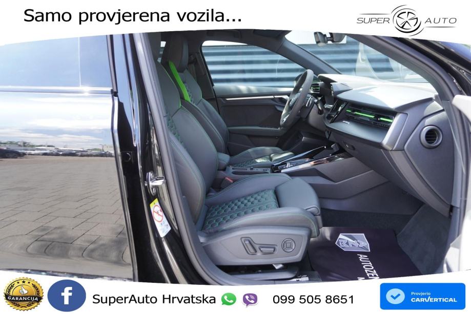 Audi RS3 Sedan 2.5 TFSI (400 KS) quattro S tronic LED+GR SJED+ACC, fotografija 15