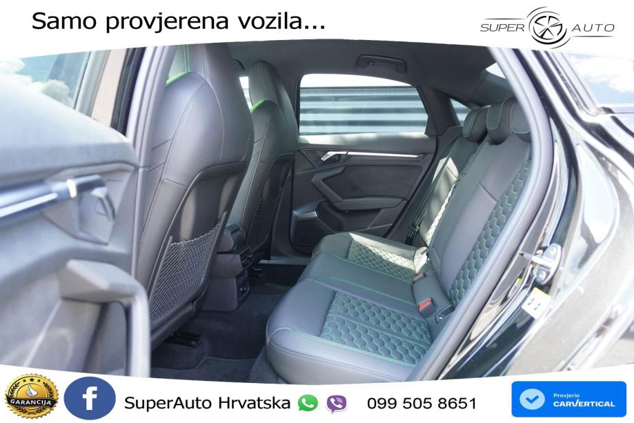 Audi RS3 Sedan 2.5 TFSI (400 KS) quattro S tronic LED+GR SJED+ACC, fotografija 17