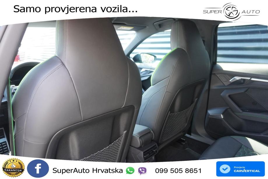 Audi RS3 Sedan 2.5 TFSI (400 KS) quattro S tronic LED+GR SJED+ACC, fotografija 18