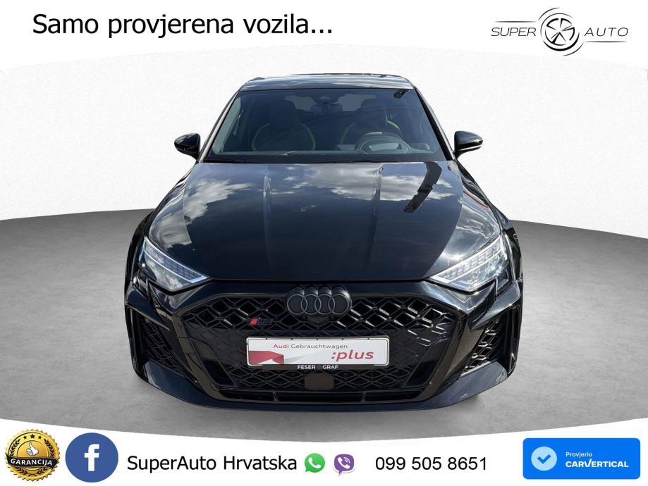 Audi RS3 Sedan 2.5 TFSI (400 KS) quattro S tronic LED+GR SJED+ACC, fotografija 2