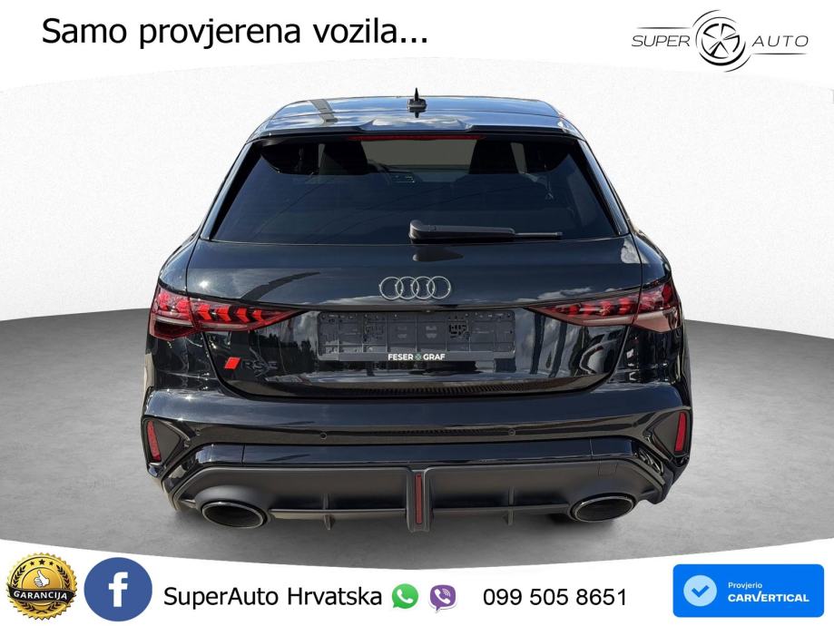 Audi RS3 Sedan 2.5 TFSI (400 KS) quattro S tronic LED+GR SJED+ACC, fotografija 6