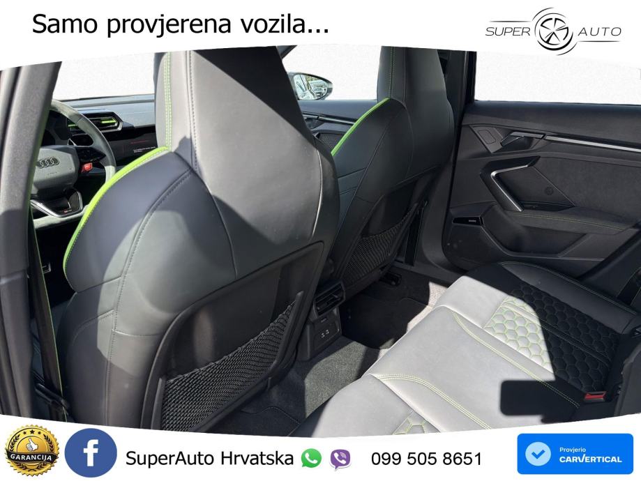 Audi RS3 Sedan 2.5 TFSI (400 KS) quattro S tronic LED+GR SJED+ACC, fotografija 12