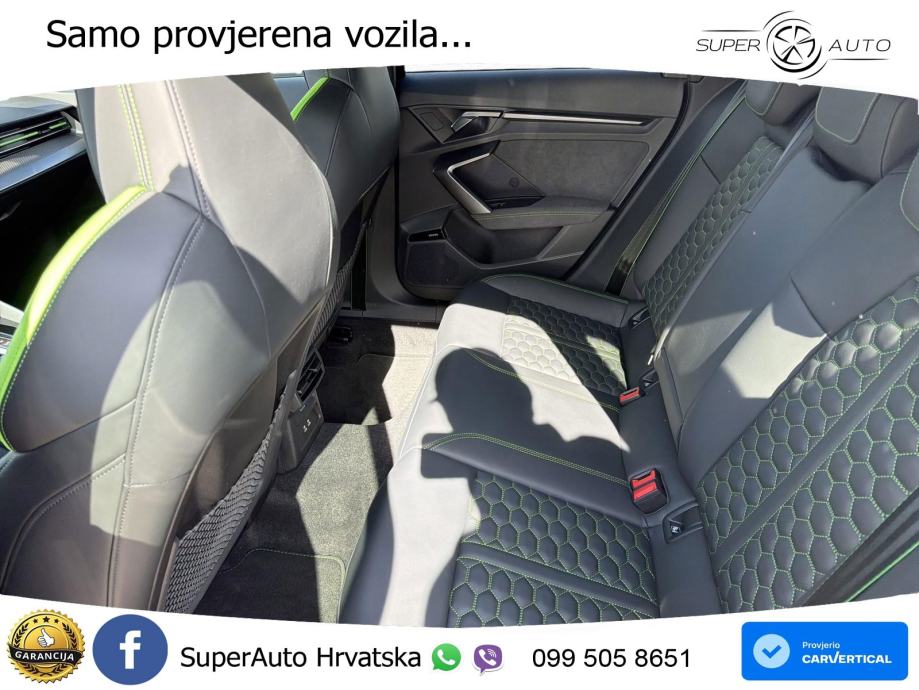 Audi RS3 Sedan 2.5 TFSI (400 KS) quattro S tronic LED+GR SJED+ACC, fotografija 13
