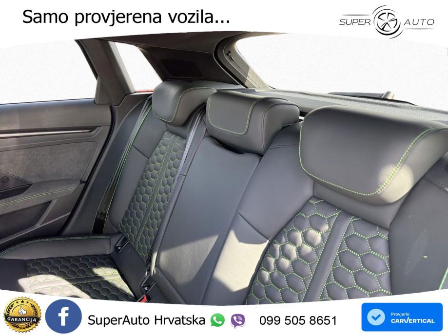 Audi RS3 Sedan 2.5 TFSI (400 KS) quattro S tronic LED+GR SJED+ACC, fotografija 14