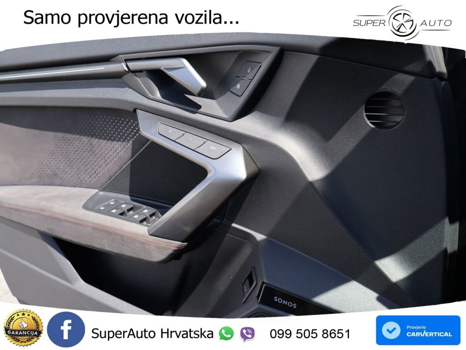Audi RS3 Sedan 2.5 TFSI (400 KS) quattro S tronic LED+GR SJED+ACC, fotografija 15