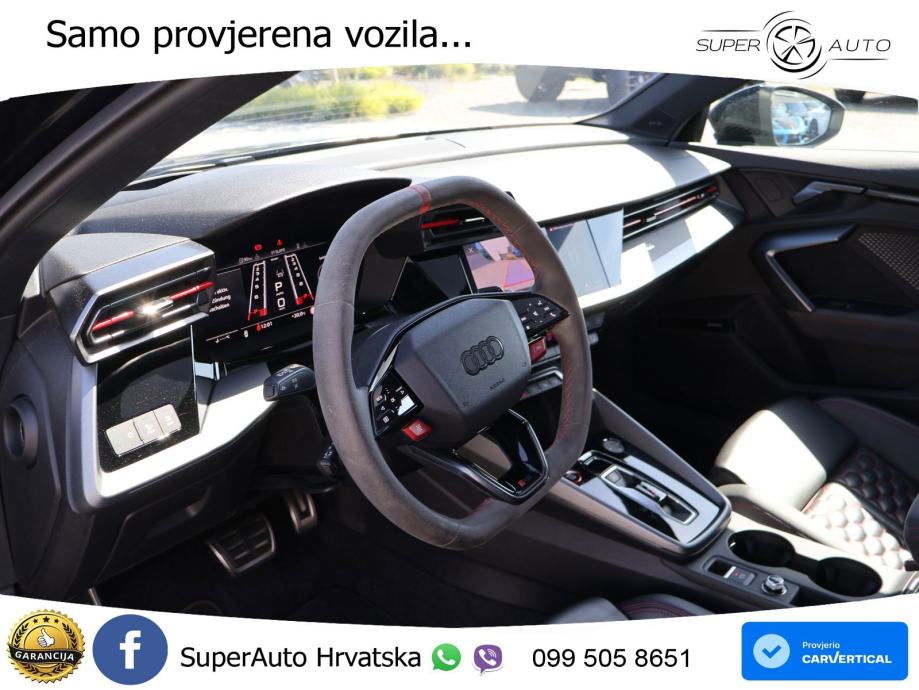 Audi RS3 Sedan 2.5 TFSI (400 KS) quattro S tronic LED+GR SJED+ACC, fotografija 16
