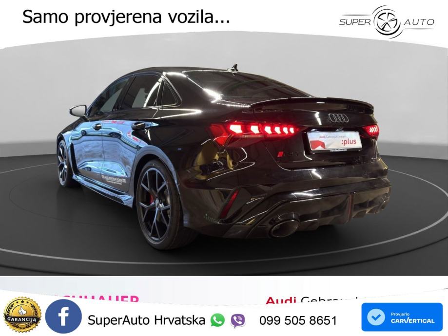 Audi RS3 Sedan 2.5 TFSI (400 KS) quattro S tronic LED+GR SJED+ACC, fotografija 3