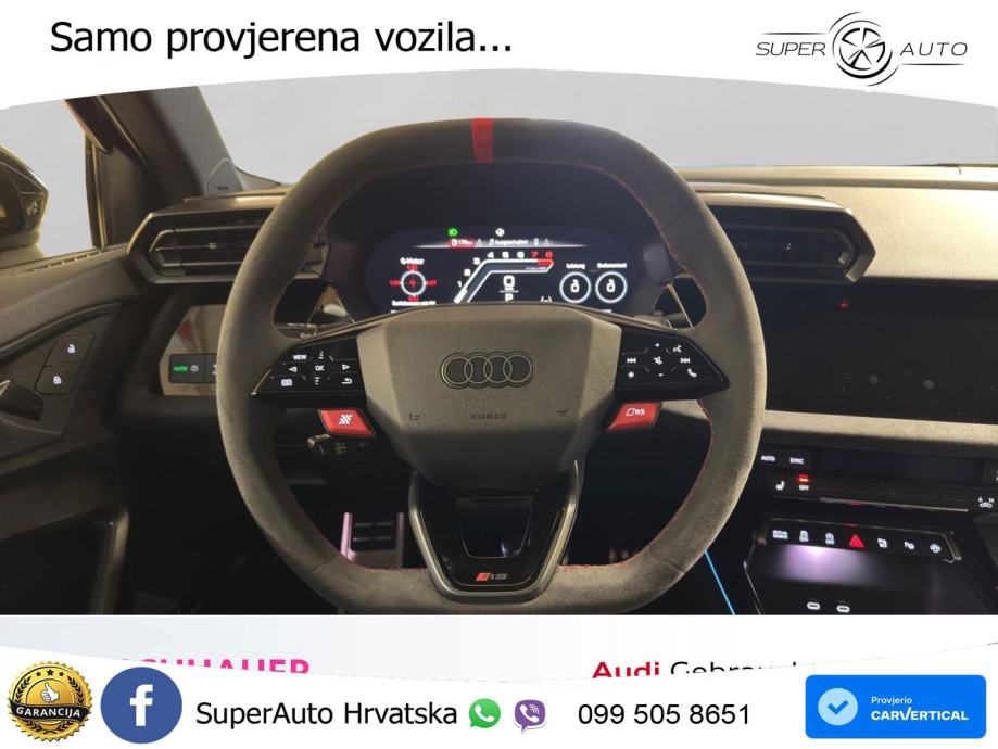 Audi RS3 Sedan 2.5 TFSI (400 KS) quattro S tronic LED+GR SJED+ACC, fotografija 8