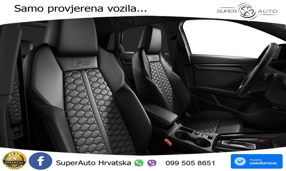 Audi RS3 Sedan 2.5 TFSI (400 KS) quattro S tronic LED+GR SJED+ACC, fotografija 4