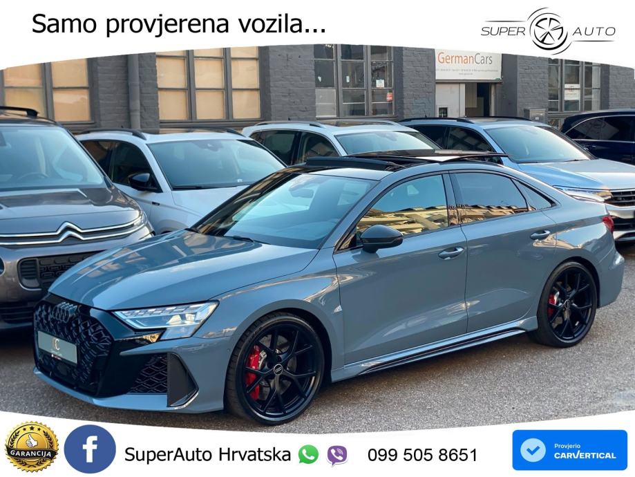 Audi RS3 Sedan 2.5 TFSI (400 KS) quattro S tronic LED+GR SJED+ACC, fotografija 2