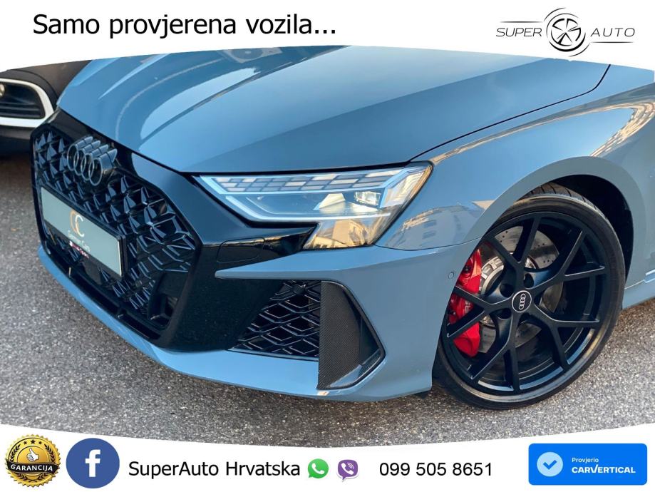 Audi RS3 Sedan 2.5 TFSI (400 KS) quattro S tronic LED+GR SJED+ACC, fotografija 4