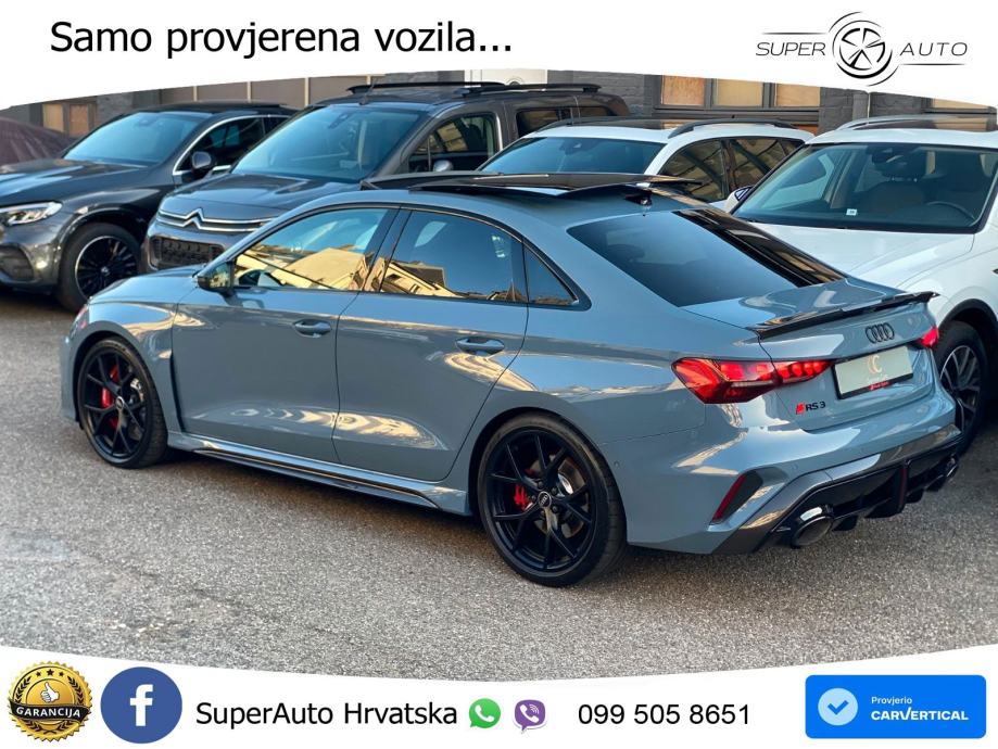 Audi RS3 Sedan 2.5 TFSI (400 KS) quattro S tronic LED+GR SJED+ACC, fotografija 5