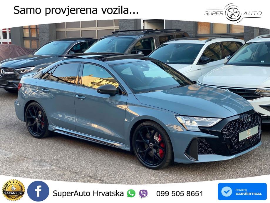 Audi RS3 Sedan 2.5 TFSI (400 KS) quattro S tronic LED+GR SJED+ACC, fotografija 8